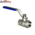 Guten Top Long Handle DN15 Pressure PN25 Brass Ball Valve